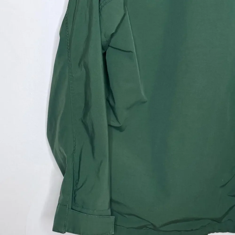 UNIQLO Hooded Utility Jacket Mens‎ XL Green Lightweight Windbreaker Outdoor